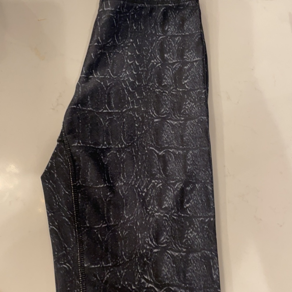 Zara Tarez crocodile liquid leggings